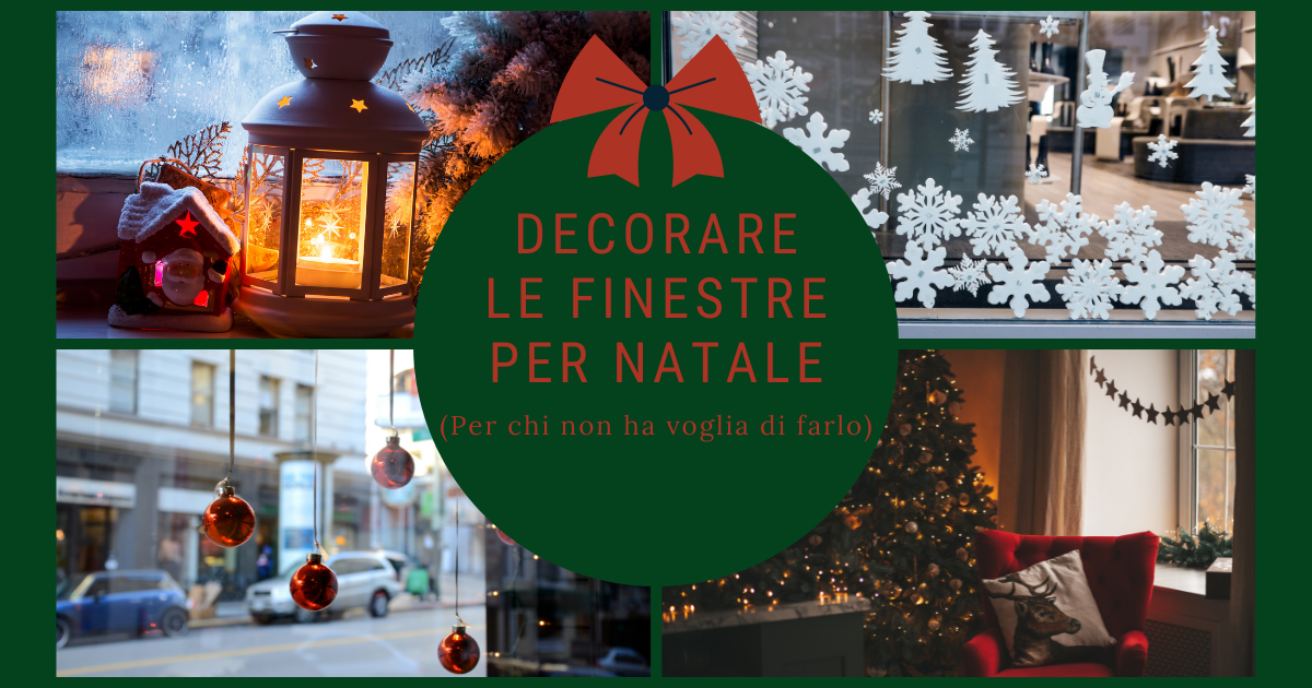 Come decorare porte e finestre per Natale