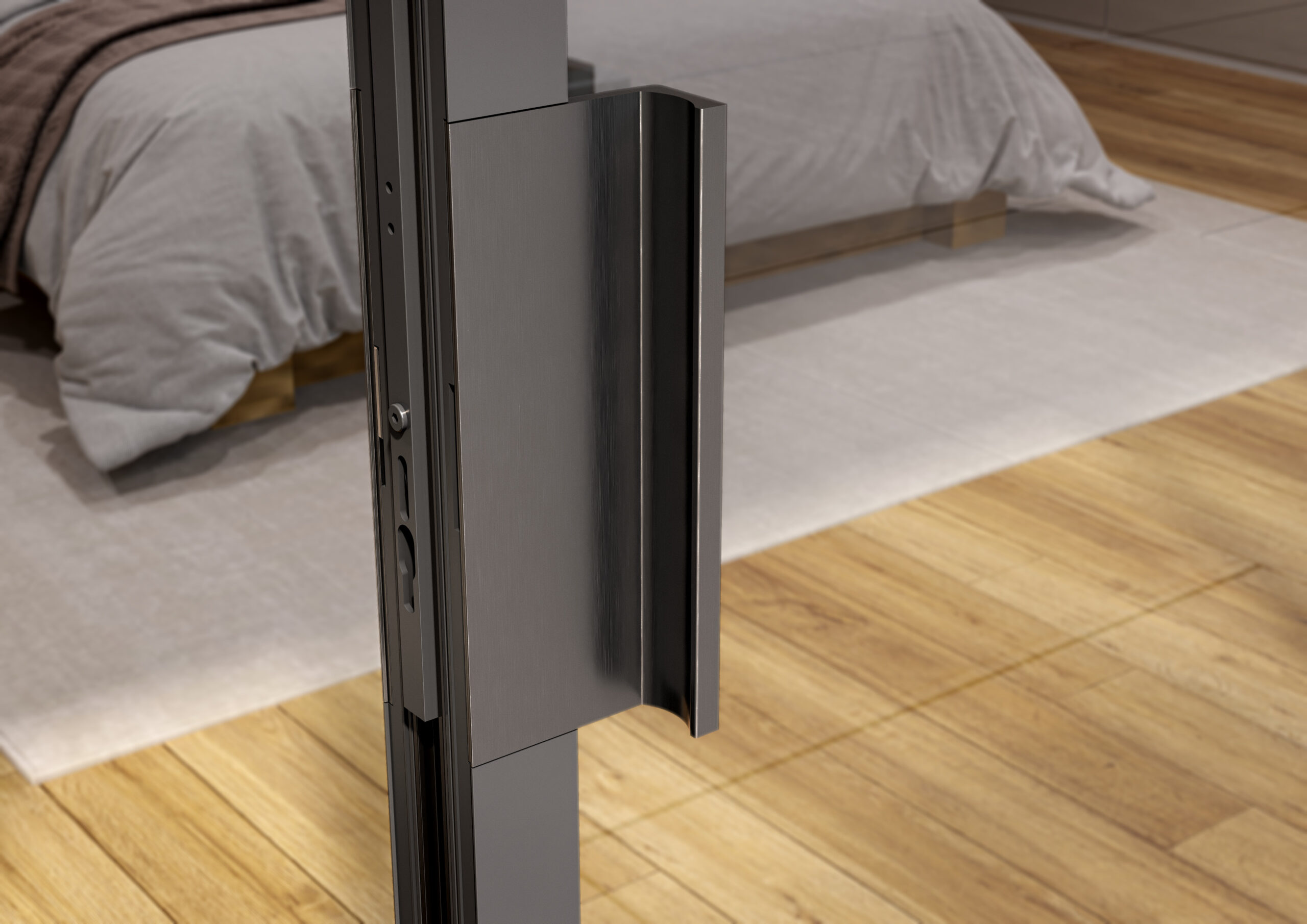 Copia di Infineo sliding door - Modern Environment - Close up - Handle